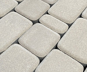 Тротуарная плитка Koldiz Старый город 50 мм Моно Белый