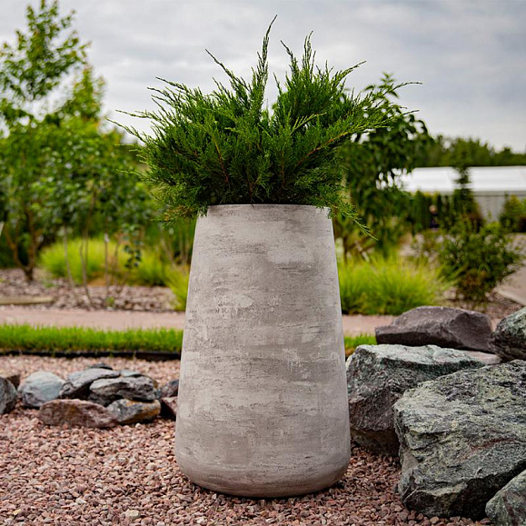 Кашпо Concretika Дивайдер 100x40x50 Конкрит грей лайт фото 3