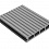 Террасная доска MasterDeck Classic 140мм*26мм узкий + широкий вельвет, цвет Серый