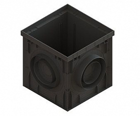 Дождеприемник PolyMax Basic ДП–30.30-ПП пластиковый черный