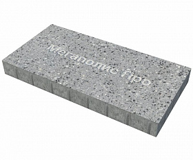 Тротуарная плита Фабрика Готика 800х400х80 мм Галенит FINERRO