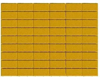 Брусчатка Прямоугольник 100х200х60 мм - Braer желтый