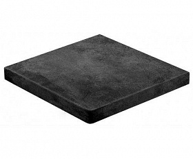 Клинкерная угловая ступень прямоугольная Loftstufe Stroeher Keraplatte Aera T 717 anthra, 340х340х35х11 мм