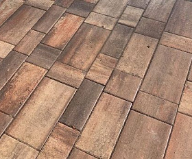 Тротуарная плитка Artstein Инсбрук Тироль 60 мм Color Mix Берилл