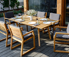 Обеденная группа из акации MODENA на 6 персон Joygarden