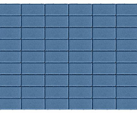 Брусчатка Лидер 40 Прямоугольник 200х100х60 мм Синий