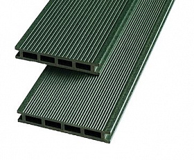 Террасная доска Экодэк Брайт Вельвет Кантри, цвет Зеленый