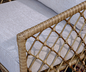 Диванная группа из искусственного ротанга CHARLOTTE Joygarden