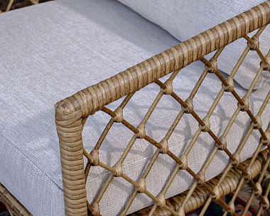 Диванная группа из искусственного ротанга CHARLOTTE Joygarden