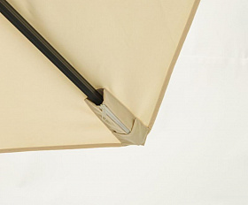 Садовый зонт Varallo Brafritid антрацит/бежевый, алюминий