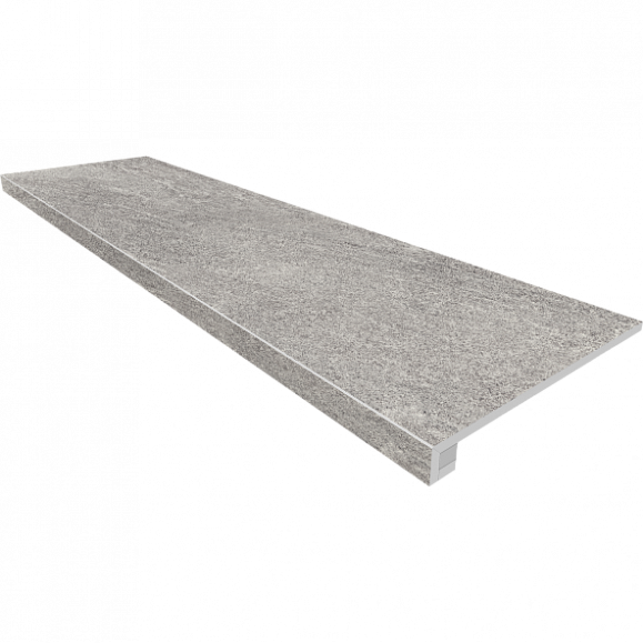 Комплект Керамогранитная ступень Estima TN01 33x120 см с бортиком + Подступенок 14,5х120 см фото 1