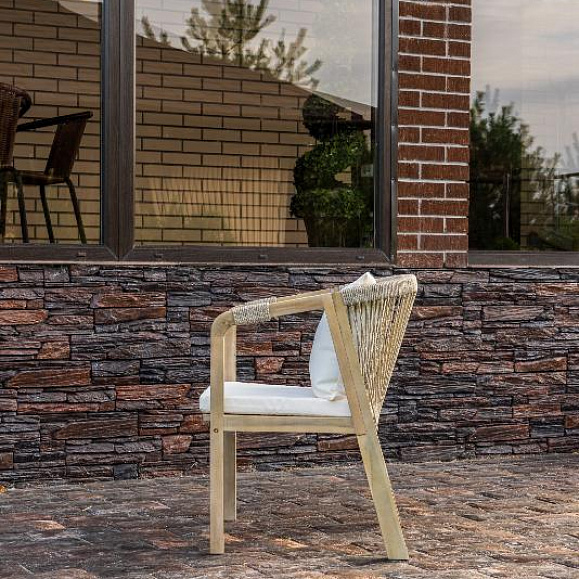 Обеденное кресло Michelle Royal Family из дерева, цвет бежевый фото 3