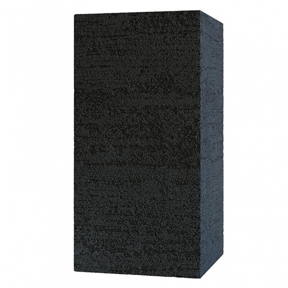 Кашпо Concretika Colonna 40x40x80 Erosia Black фото 1