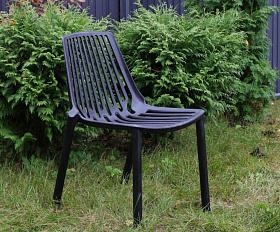 Обеденный стул Nico Royal Family из пластика, цвет черный