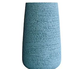 Кашпо Concretika Коне D36 H75 Эрозия голубой