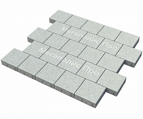 Тротуарная плитка Фабрика Готика Квадрат 200х200х60 мм Голд Кристалл