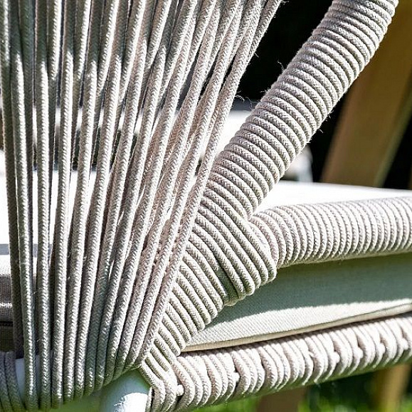 Обеденная группа Фоджа 4SIS из роупа (веревки), цвет бежевый фото 7