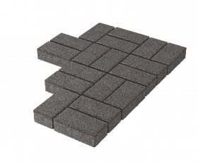 Брусчатка Stellard 200x100x80 мм Дымчатый кварц