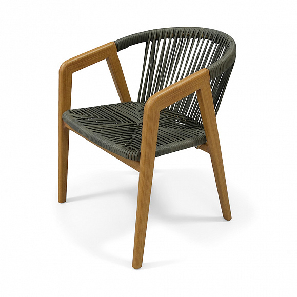 Будапешт стул из искусственного ротанга, цвет темно-серый фото 1