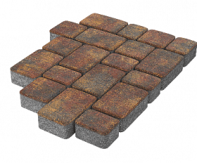 Тротуарная плитка Stellard Старый город 40 мм Закат