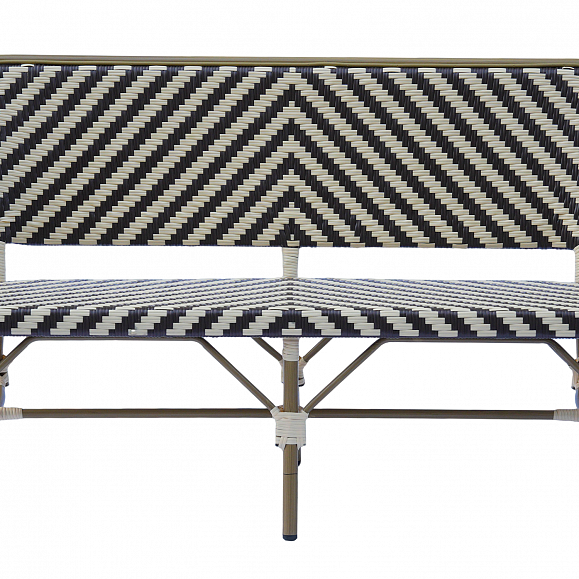 Кабри диван двухместный из искусственного ротанга, цвет бежево-коричневый фото 2