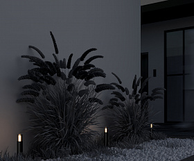 Ландшафтный светильник Glide Maytoni O437FL-01GF цвет Графит