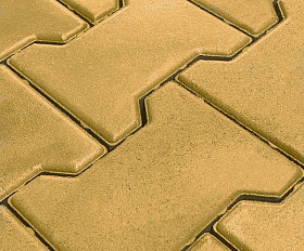 Тротуарная плитка Koldiz Катушка 60 мм Моно Желтый