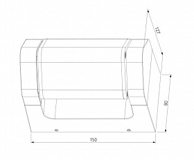Уличный светильник Elektrostandard DORS D LED 35163/D черный