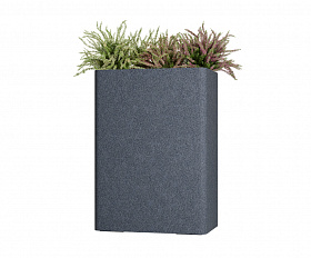 Кашпо Concretika Flora 55x35xH77 Basalt