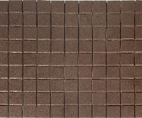 Тротуарная плитка Braer ЛУВР Квадрат 100х100х60 мм Коричневый