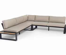 Тулон угловой модульный диван, каркас из алюминия