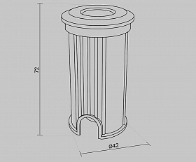 Встраиваемый светильник Flash Maytoni O044DL-L1S3K2 цвет Серебро