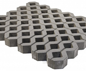 Газонная бетонная решетка Меба 400х600х100 мм