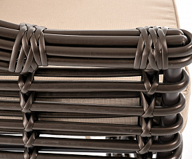 Блисс кресло из искусственного ротанга, цвет бронзовый