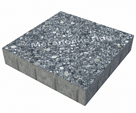 Тротуарная плитка Фабрика Готика Квадрат 400х400х100 мм Диорит FINERRO