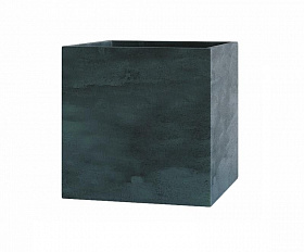 Кашпо Concretika Cube 40x40x40 Ocean Green