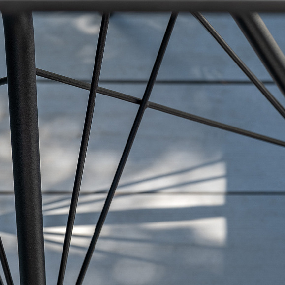 Конте интерьерный стол из HPL 70x70см, цвет серый гранит фото 6