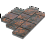 Тротуарная плитка Stellard Мозаика 60 мм Браун