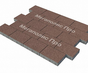 Тротуарная плитка Фабрика Готика Картано Гранде 300х200х60 мм Сильвер 7