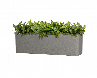 Кашпо Concretika Balconera 94х32х30 Cool grey