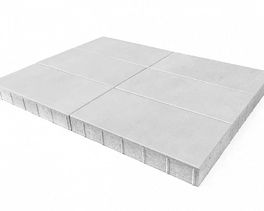 Тротуарная плита Cити Braer 600*300*80мм Белый