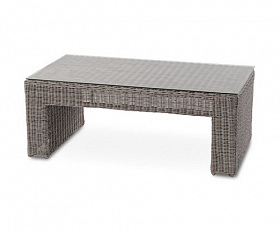 Стол плетеный кофейный из искусственного ротанга SUNSTONE Joygarden