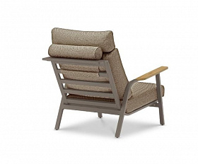 Комплект лаунж мебели Malmo Brafritid с 3-х местным диваном, коричневый/коричневый, алюминий