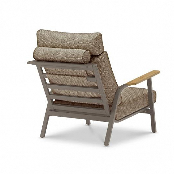 Комплект лаунж мебели Malmo Brafritid с 3-х местным диваном, коричневый/коричневый, алюминий фото 3