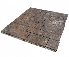 Тротуарная плитка Artstein Инсбрук Тироль 60 мм Color Mix Сепия