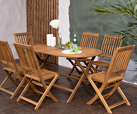 Обеденная группа из акации OXFORD M Joygarden