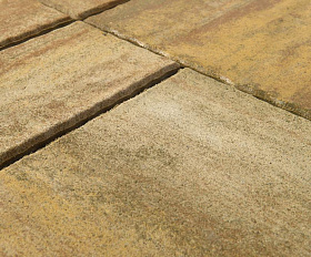 Тротуарная плитка Braer Патио 60 мм, ColorMix, цвет Саванна