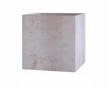 Кашпо Concretika Cube 40x40x40 Concrete White