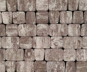 Тротуарная плитка Лидер 40 Классика-3 Color Mix 60 мм Мраморный Оникс