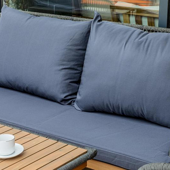 Лаунж-зона Emma Royal Family из дерева, цвет серый фото 6